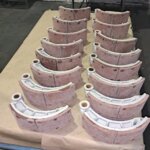 Колодка тормозная 543-3501090 барабанная на МАЗ-543