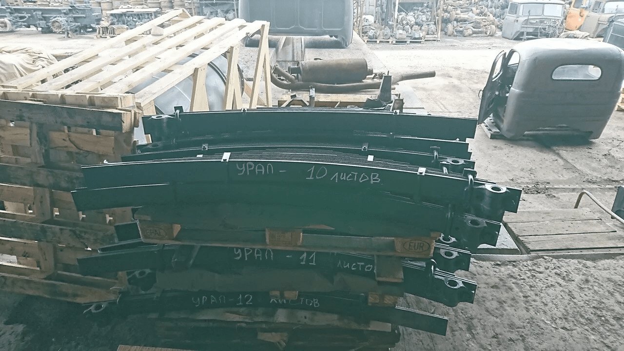 Рессора 375-2912012-Б задняя на УРАЛ-375